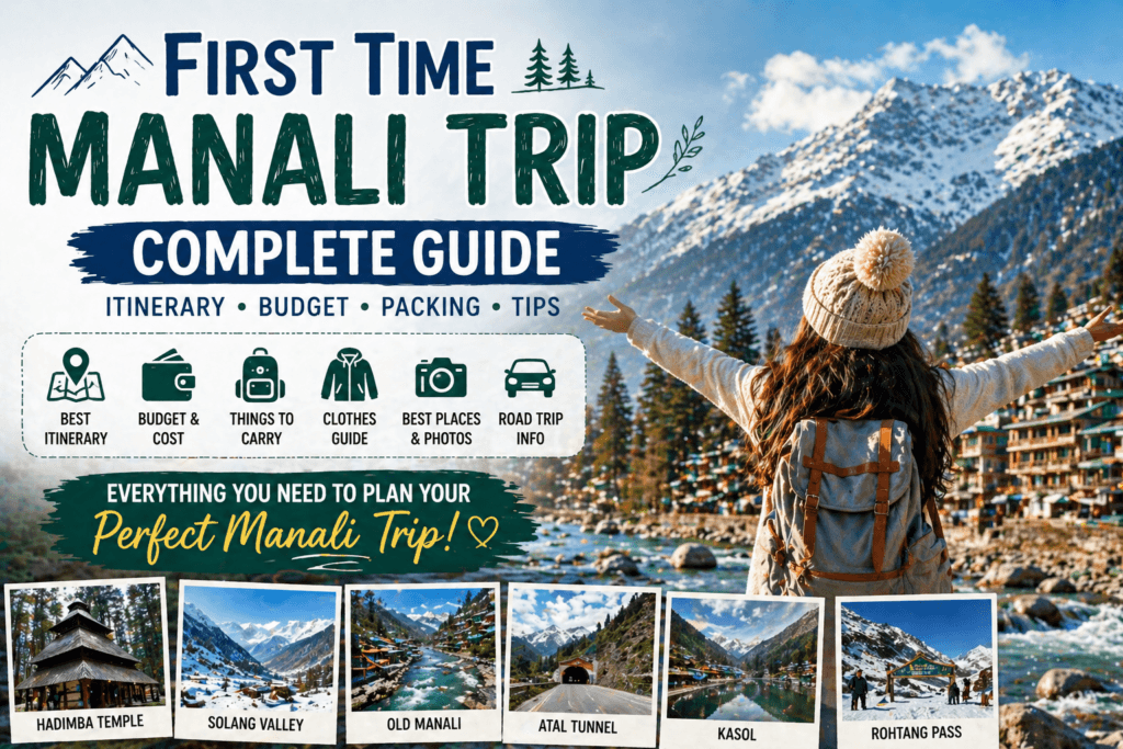 first time manali trip, manali trip itinerary, manali trip budget, budget for manali trip, manali trip cost for 3 days, manali trip cost for 5 days