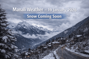 Manali weather 19 january 2026