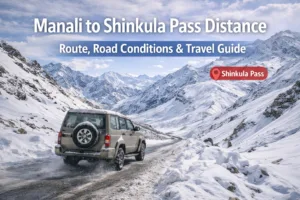 Manali to Shinkula pass distance