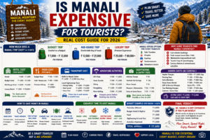 is manali expensive for tourists, is manali expensive, manali trip cost, manali budget guide, manali travel cost 2026, manali trip expenses