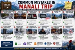 common mistakes in manali trip, manali travel mistakes, things to avoid in manali, first time manali trip tips, mistakes tourists make in manali, manali travel planning guide, what not to do in manali, manali trip problems, manali travel hacks