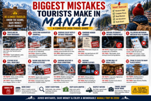 Biggest mistakes tourists make in Manali, mistakes tourists make in Manali, Manali travel mistakes, common mistakes in Manali trip