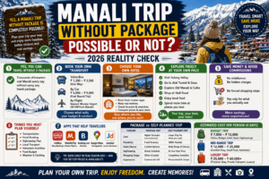 manali trip without package possible or not, can i visit manali without package, self planned manali trip, manali trip without travel agent, independent travel to manali, manali budget trip without package, manali travel guide 2026