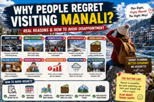 why people regret visiting Manali, reasons people regret visiting Manali, Manali travel regrets, Manali trip disappointment, common mistakes in Manali, Manali travel guide 2026, is Manali worth visiting, Manali tourist mistakes