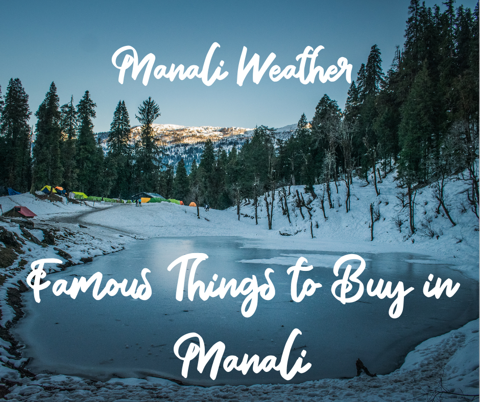 Famous Things to Buy in Manali