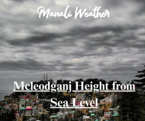 McLeodGanj Height from Sea Level