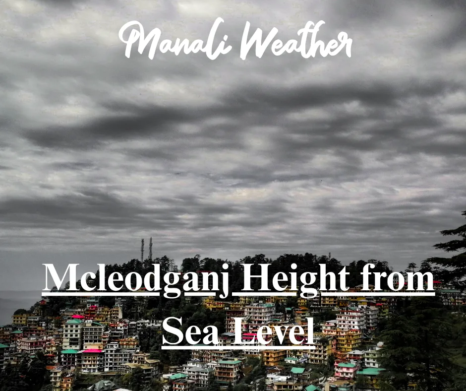 McLeodGanj Height from Sea Level