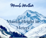 Manali Height in Meters