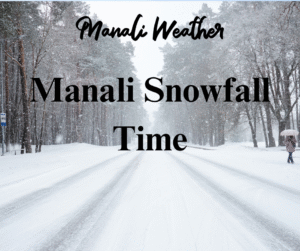 Manali Snowfall Time