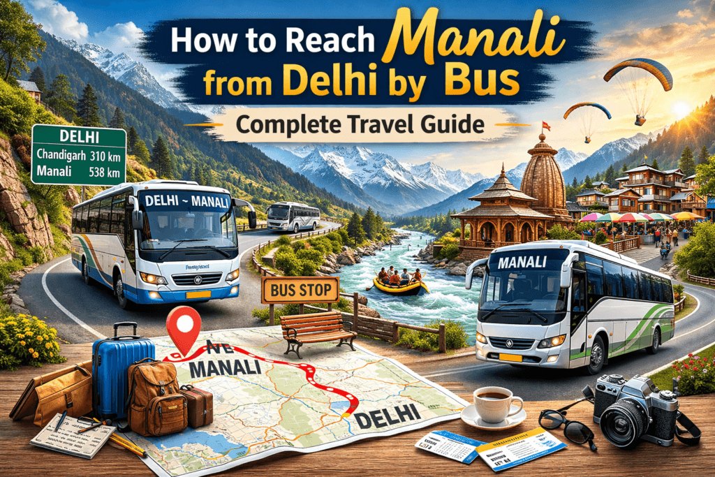 How to Reach Manali from Delhi by Bus (Complete Travel Guide) 1 Manali from Delhi by Bus