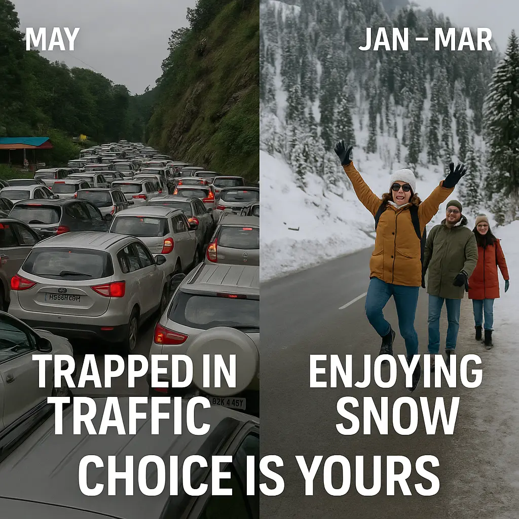 Manali jane ka Sabse best time