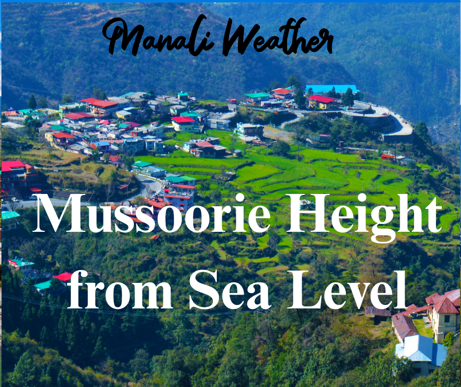Mussoorie Height from Sea Level