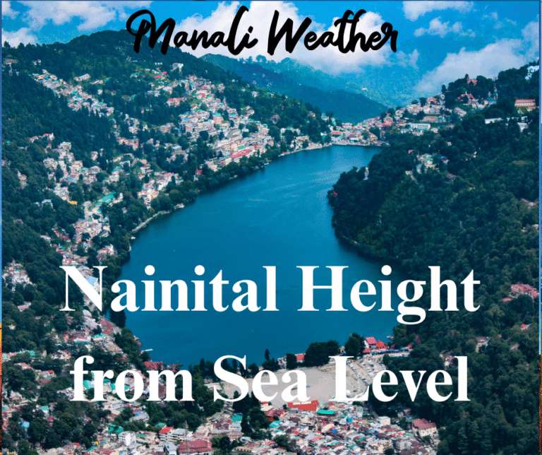 Height Level Names Nainital Height From Sea Level