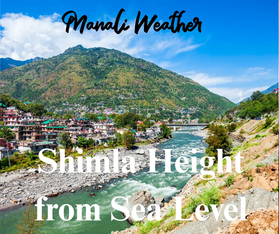 Shimla Height from Sea Level