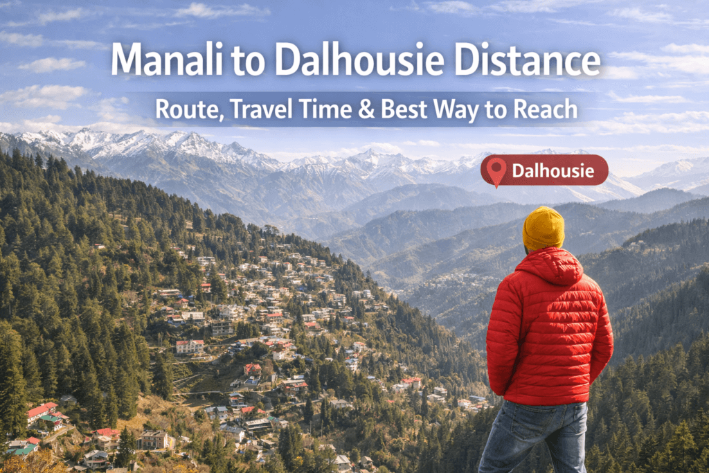 Manali to Dalhousie distance