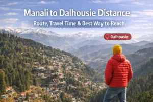 Manali to Dalhousie distance