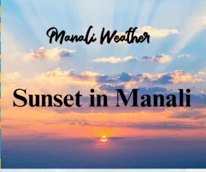 Sunset in Manali