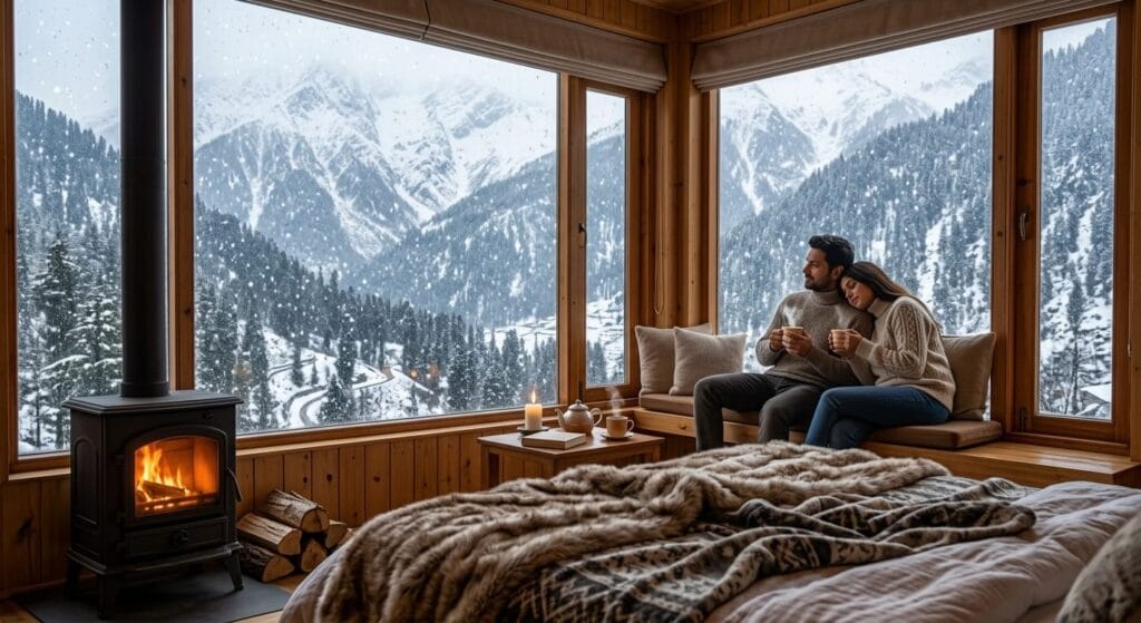 hotels in manali with room heater, hotels in manali with heater, manali hotels with heater facility, hotels in manali with snowfall view, snowfall view hotels in manali, hotels in manali for winter stay, heated hotels in manali
