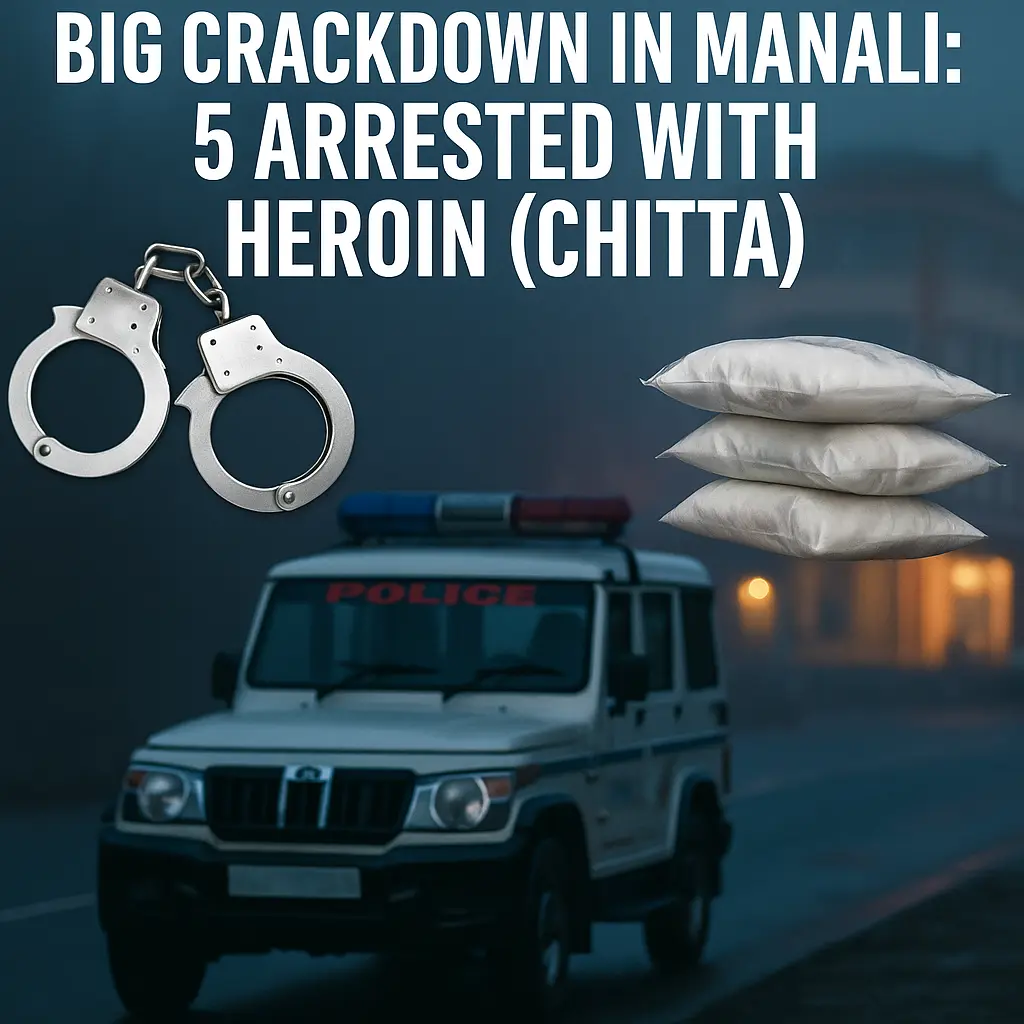 ЁЯЪи рдордирд╛рд▓реА рдореЗрдВ рд╣реЗрд░реЛрдЗрди: 26 рдЧреНрд░рд╛рдо 'рдЪрд┐рдЯреНрдЯрд╛' рдХреЗ рд╕рд╛рде 5 рдЧрд┐рд░рдлреНрддрд╛рд░, рд╣реЛрдЯрд▓ рдХреЗ рдХрдорд░реЗ рд╕реЗ рдЬреБреЬрд╛ рд╣реИ рддрд╛рд░ 1 рдордирд╛рд▓реА рдореЗрдВ рд╣реЗрд░реЛрдЗрди: 26 рдЧреНрд░рд╛рдо 'рдЪрд┐рдЯреНрдЯрд╛' рдХреЗ рд╕рд╛рде 5 рдЧрд┐рд░рдлреНрддрд╛рд░