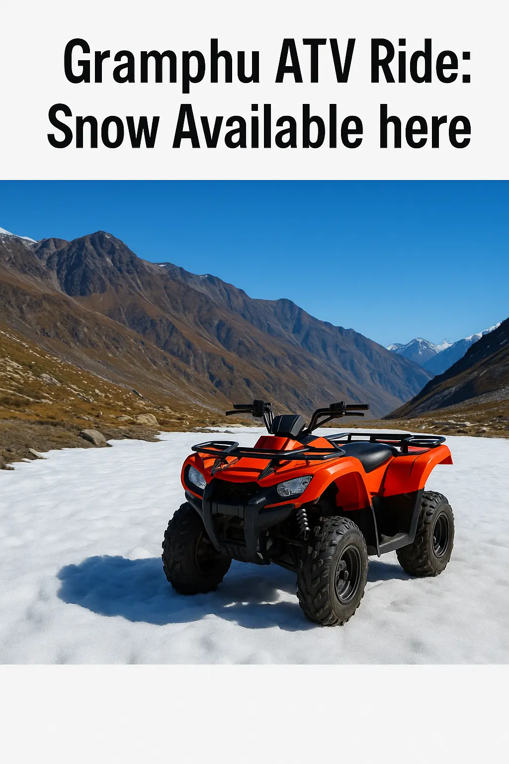 Manali Weather Update (26 Nov): Solang-Sissu mein Snow Nahi? Snow Dekhne ka Secret Raasta (Gramphu ATV)! 1 manali weather update(26 nov) Snow condition comparison: Dry Sissu vs Snowy Gramphu ATV point.