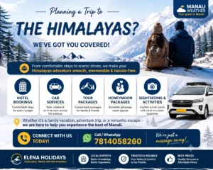 Manali Cabs and Hotels Booking Support
