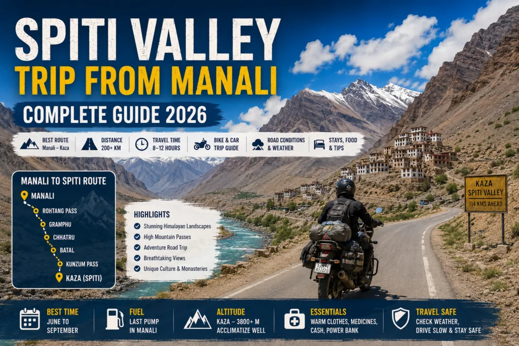 Spiti Valley Road Trip from Manali Complete Guide 2026 1 pic