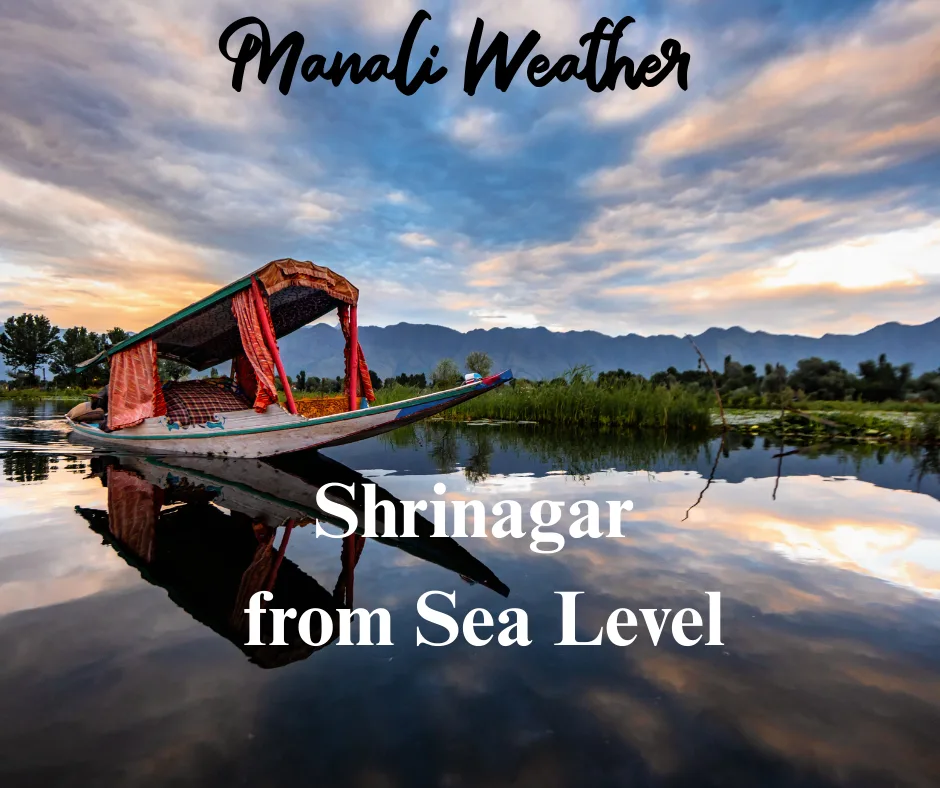 Srinagar Height from Sea Level 1 Srinagar Height from Sea Level